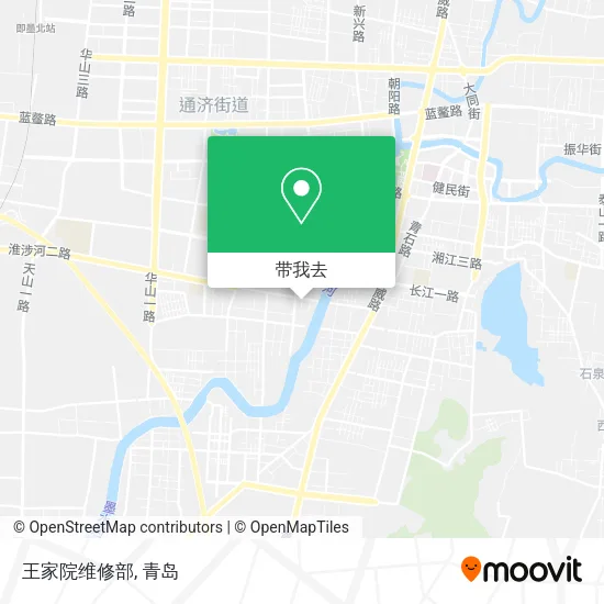 王家院维修部地图