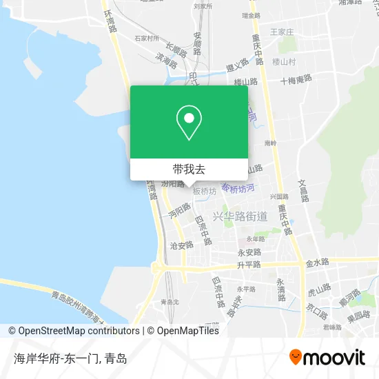 海岸华府-东一门地图
