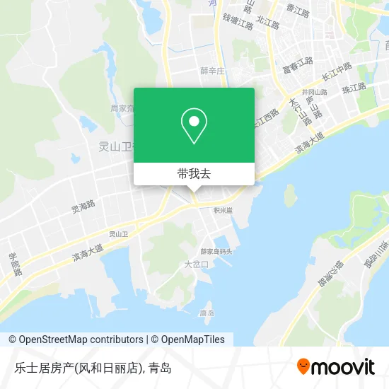 乐士居房产(风和日丽店)地图