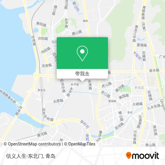 信义人生-东北门地图