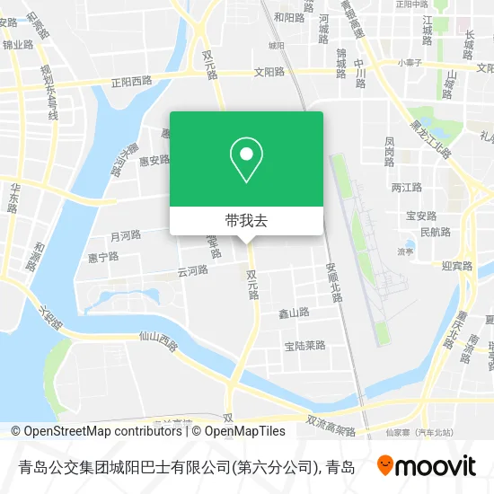 青岛公交集团城阳巴士有限公司(第六分公司)地图