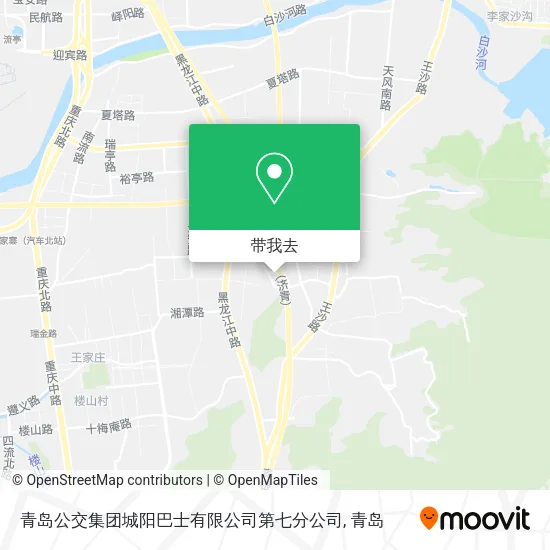青岛公交集团城阳巴士有限公司第七分公司地图