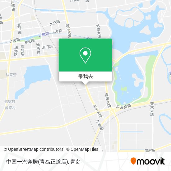 中国一汽奔腾(青岛正道店)地图