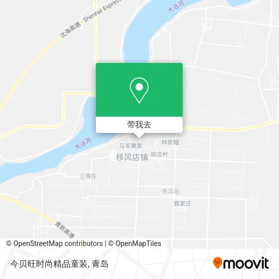 今贝旺时尚精品童装地图