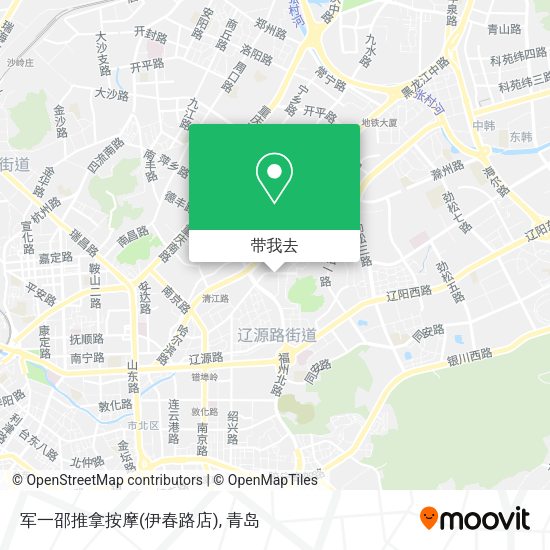 军一邵推拿按摩(伊春路店)地图