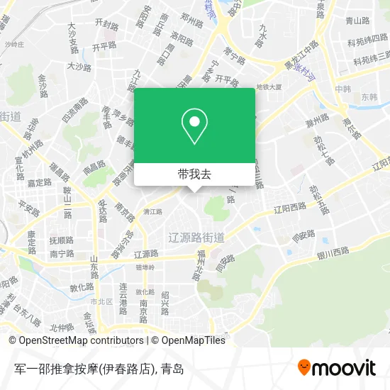 军一邵推拿按摩(伊春路店)地图