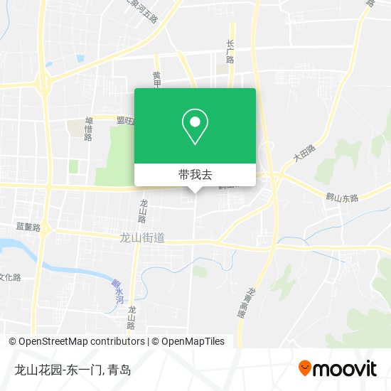 龙山花园-东一门地图