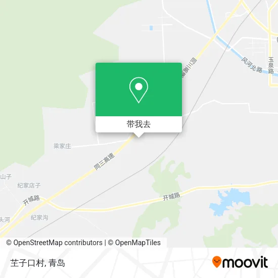 芏子口村地图