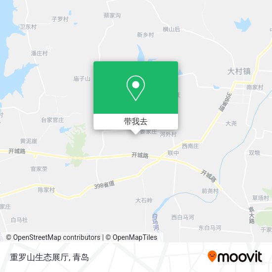 重罗山生态展厅地图