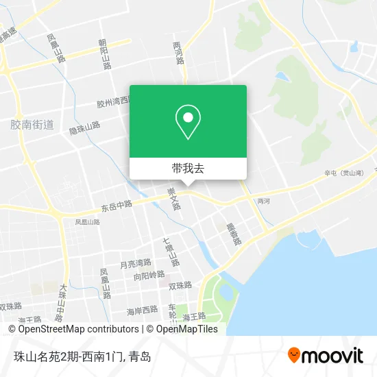 珠山名苑2期-西南1门地图