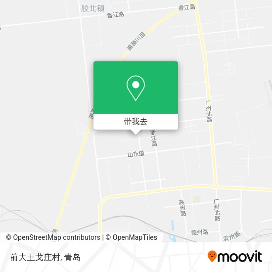 前大王戈庄村地图