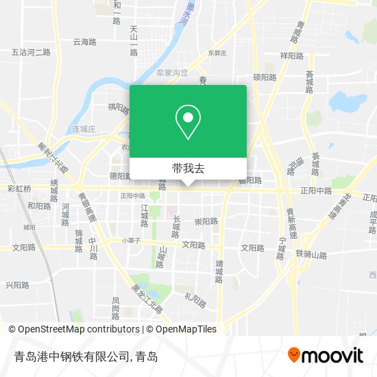 青岛港中钢铁有限公司地图