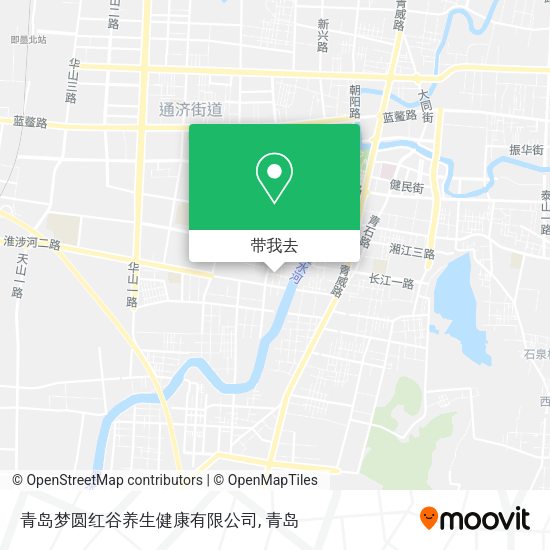 青岛梦圆红谷养生健康有限公司地图