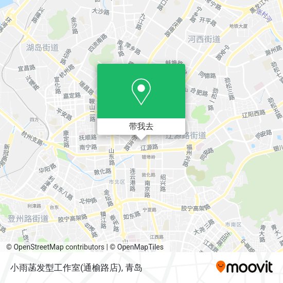 小雨菡发型工作室(通榆路店)地图