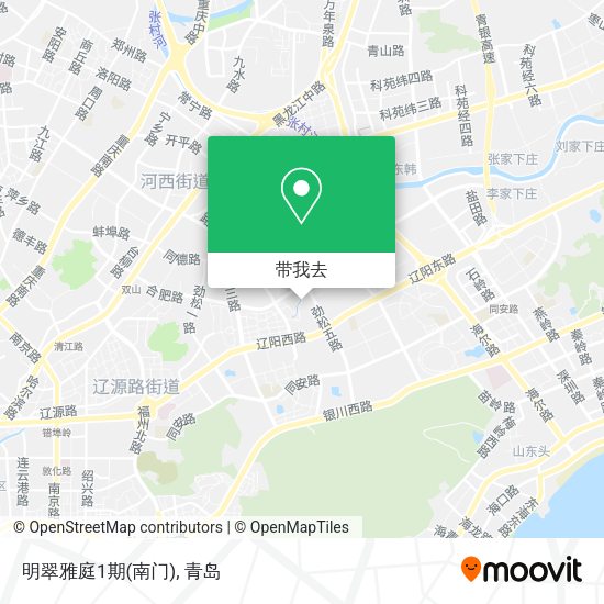 明翠雅庭1期(南门)地图