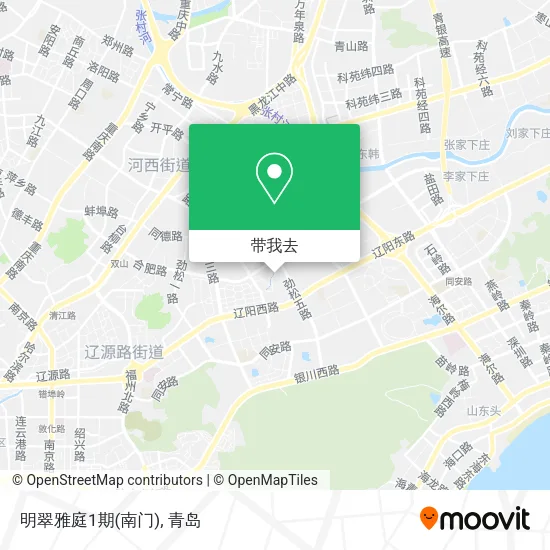 明翠雅庭1期(南门)地图