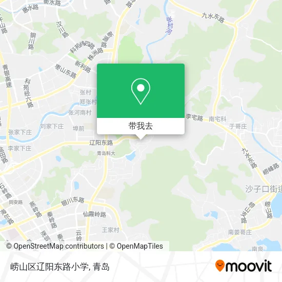 崂山区辽阳东路小学地图