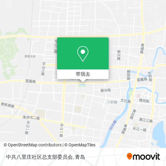 中共八里庄社区总支部委员会地图