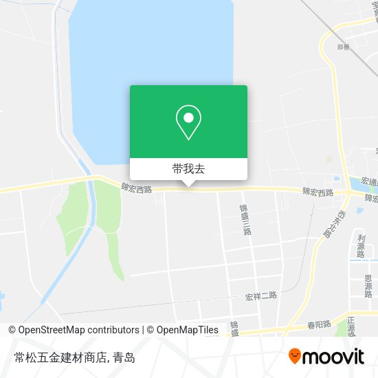 常松五金建材商店地图