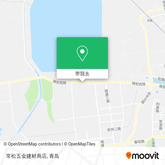 常松五金建材商店地图