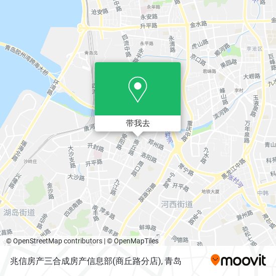 兆信房产三合成房产信息部(商丘路分店)地图