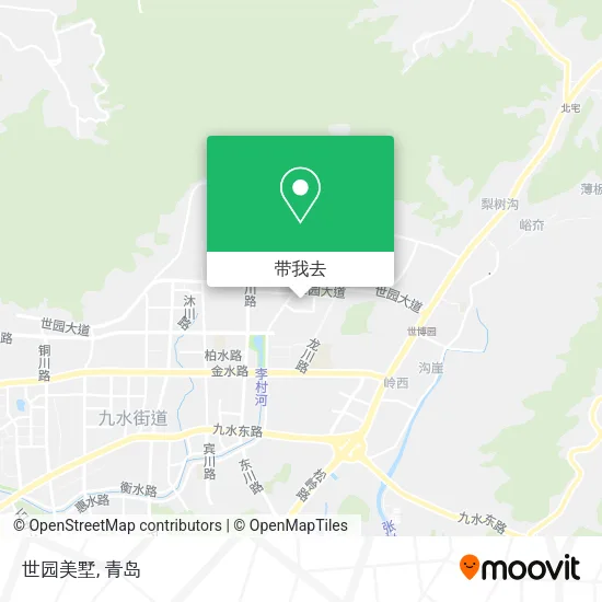 世园美墅地图
