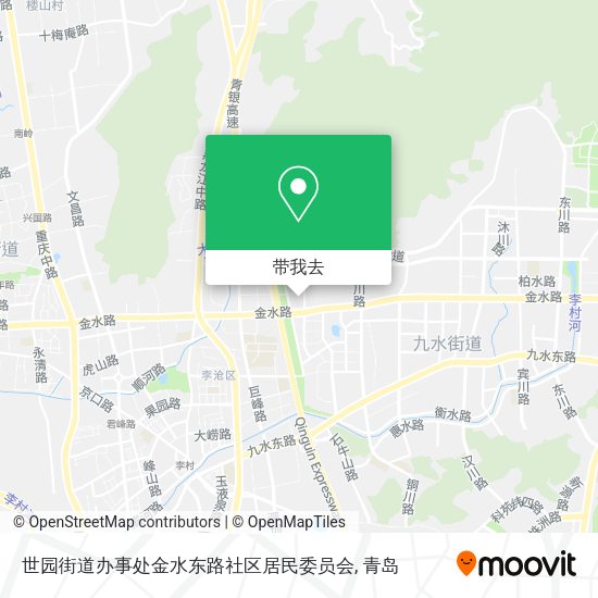 世园街道办事处金水东路社区居民委员会地图