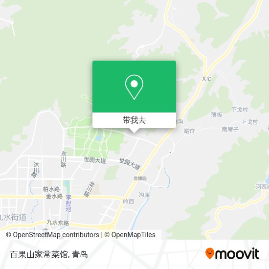 百果山家常菜馆地图