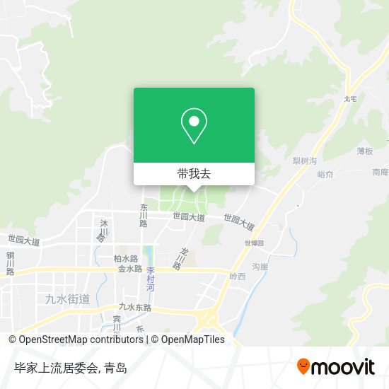毕家上流居委会地图