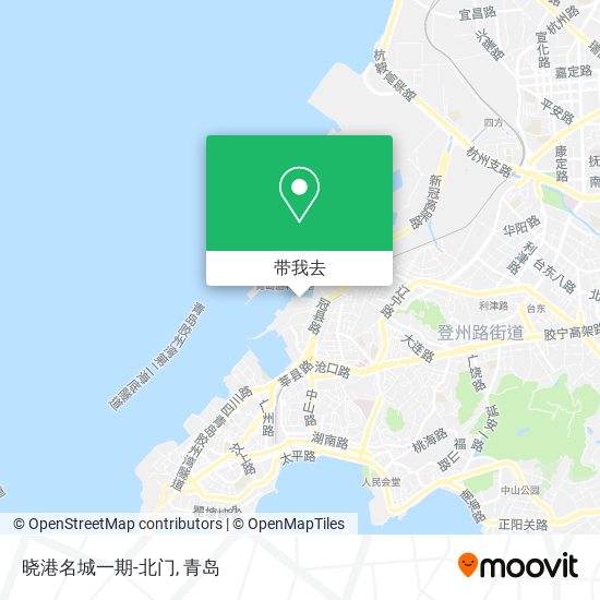 晓港名城一期-北门地图