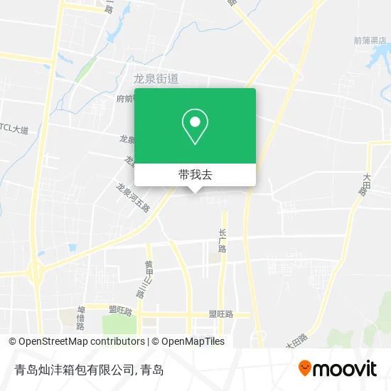 青岛灿沣箱包有限公司地图
