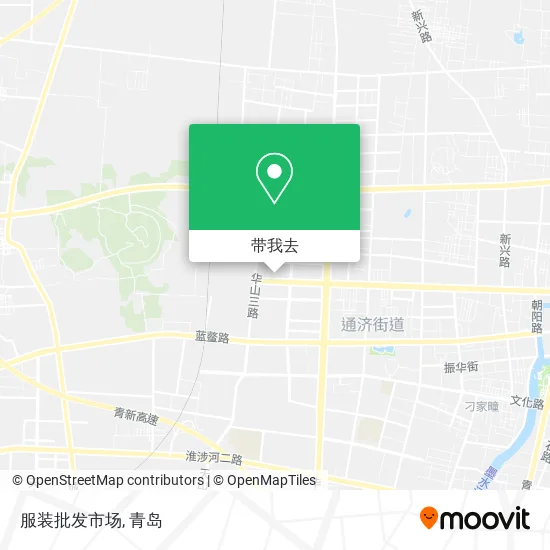 服装批发市场地图