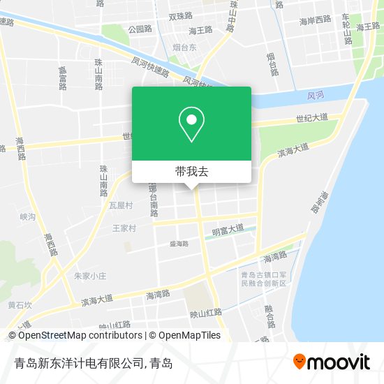 青岛新东洋计电有限公司地图