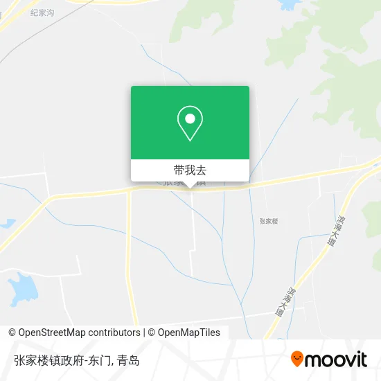张家楼镇政府-东门地图