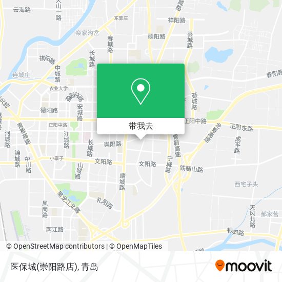 医保城(崇阳路店)地图