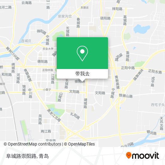 阜城路崇阳路地图