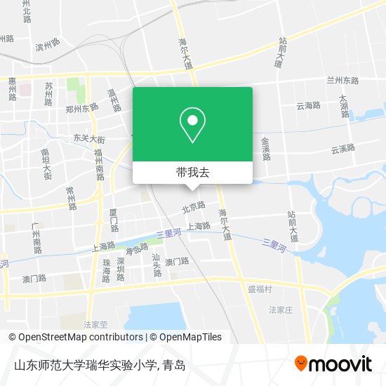 山东师范大学瑞华实验小学地图