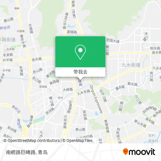 南崂路巨峰路地图