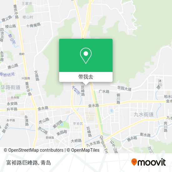 富裕路巨峰路地图