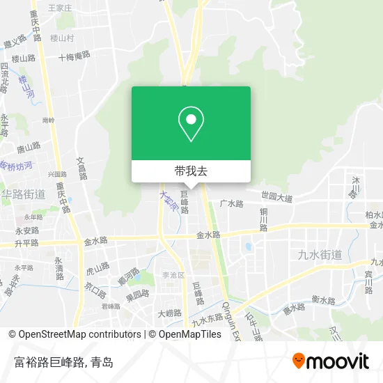 富裕路巨峰路地图