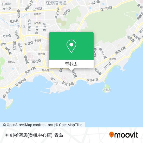 神剑楼酒店(奥帆中心店)地图