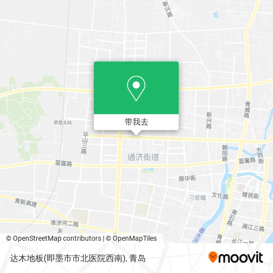 达木地板(即墨市市北医院西南)地图