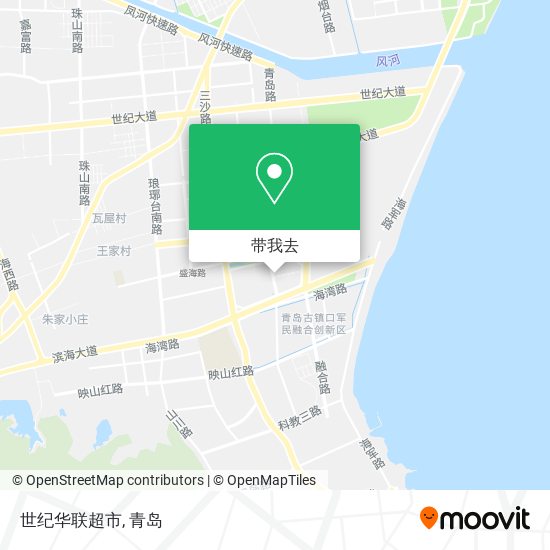 世纪华联超市地图