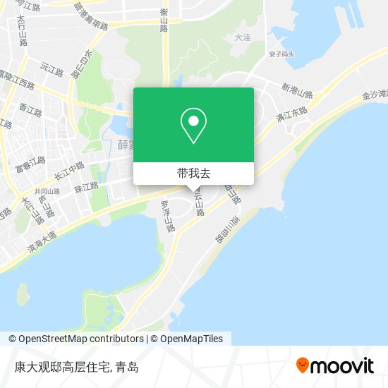 康大观邸高层住宅地图