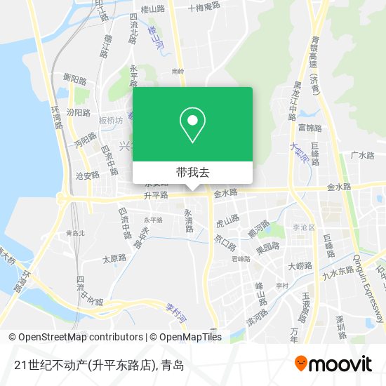 21世纪不动产(升平东路店)地图