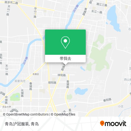 青岛沪冠服装地图