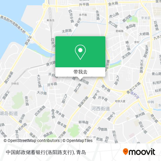 中国邮政储蓄银行(洛阳路支行)地图