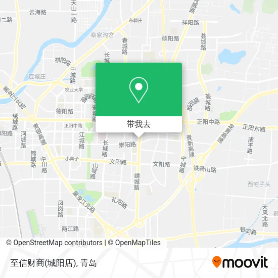 至信财商(城阳店)地图