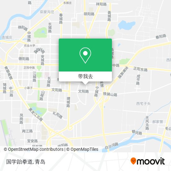 国学跆拳道地图