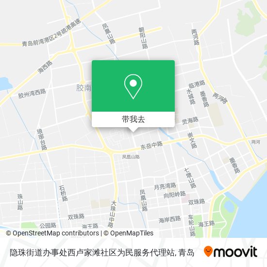隐珠街道办事处西卢家滩社区为民服务代理站地图